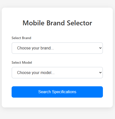 Mobile Info App